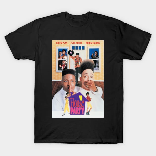 Kid 'N Play House Party Movie Poster T-Shirt by Artist Club